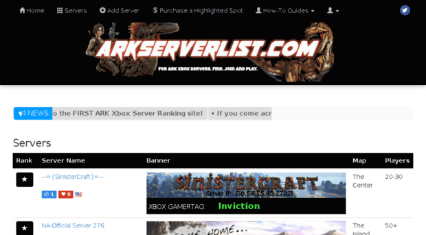 arkserverlist.com