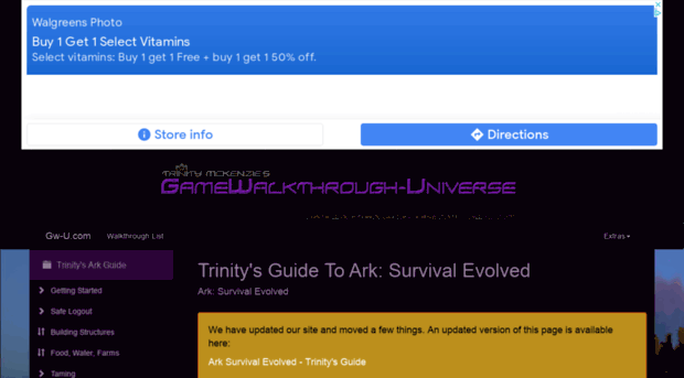 arksurvivalevolved.gamewalkthrough-universe.com