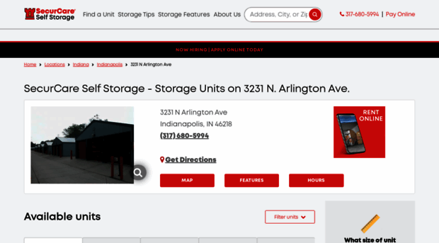 arlingtonselfstorageindy.com