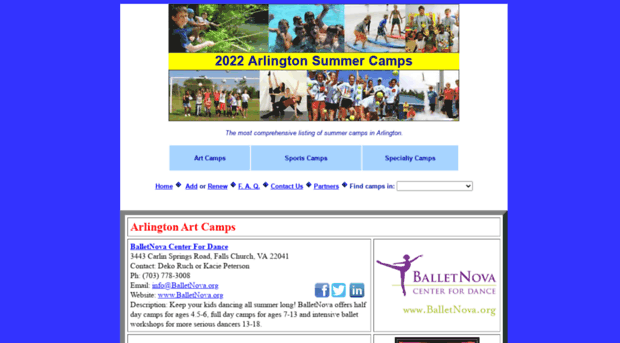 arlingtonsummercamps.org