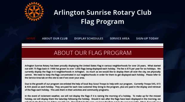 arlingtonsunriserotaryflags.org