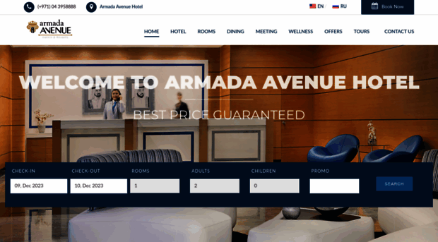 armadabluebayhotel.com