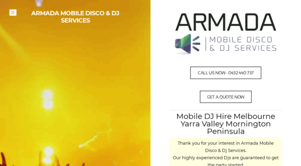 armadamobiledisco.com