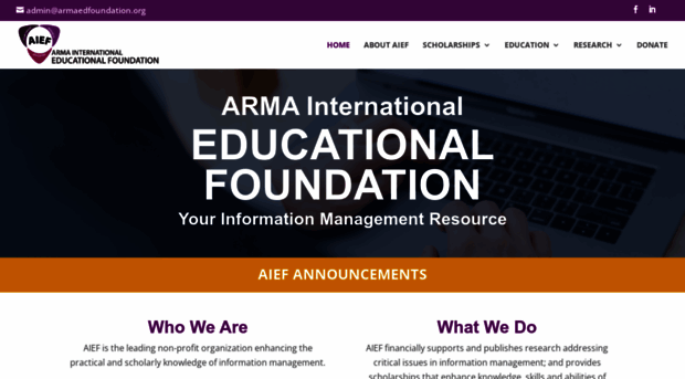 armaedfoundation.org