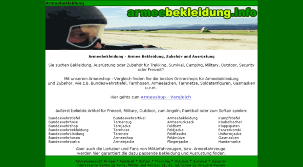 armeebekleidung.info