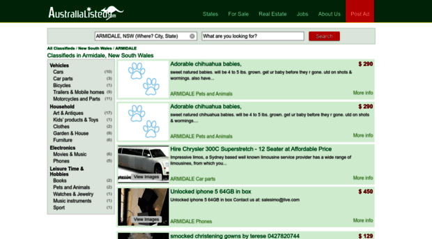 armidale.australialisted.com