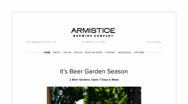 armisticebrewing.com