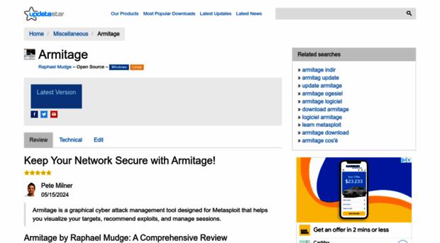 armitage.updatestar.com