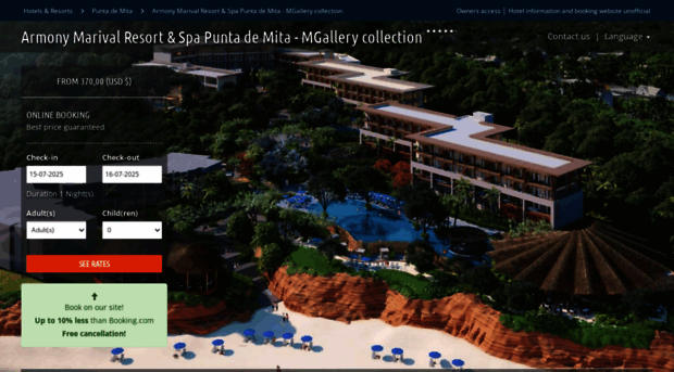 armonymarivalresort.com-website.com