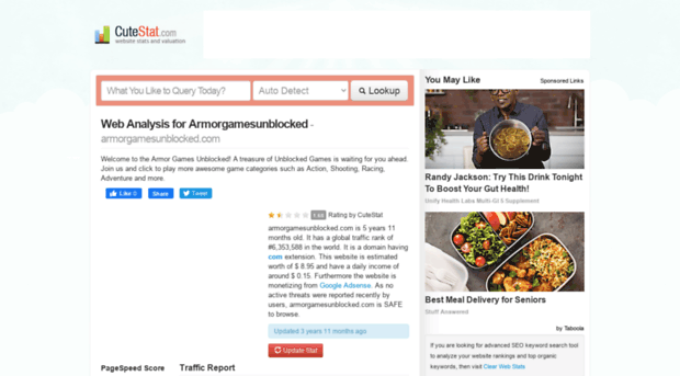 armorgamesunblocked.com.cutestat.com