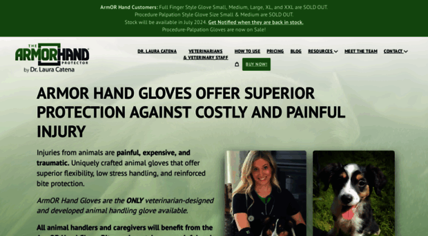 armorhandglove.com