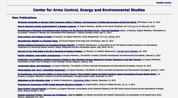 armscontrol.ru