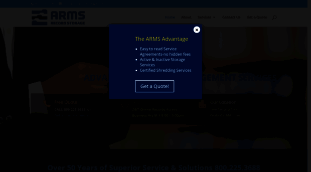 armsrecordstorage.com