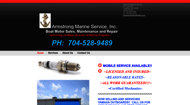 armstrongmarineservice.com