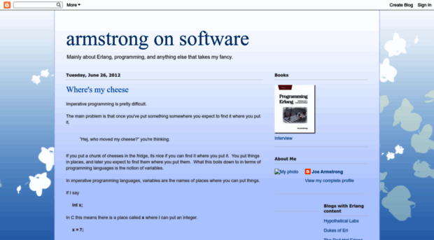 armstrongonsoftware.blogspot.com