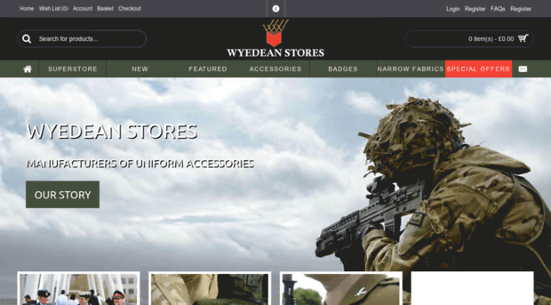 army.wyedeanstores.com