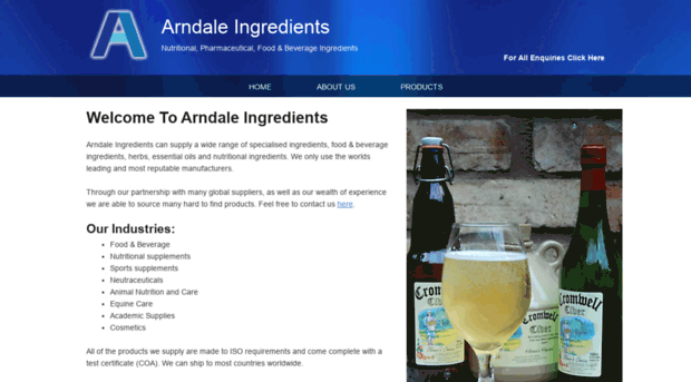 arndaleingredients.com