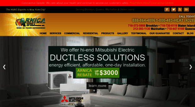 arnicaheatingandair.com