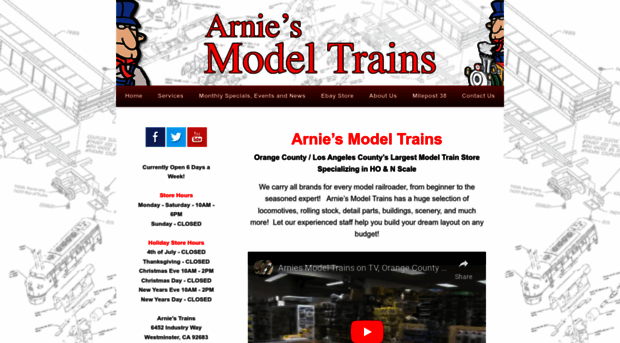 arniesmodeltrains.com