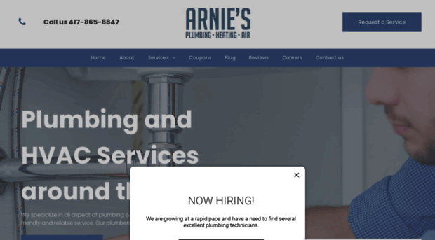 arniesplumbing.net