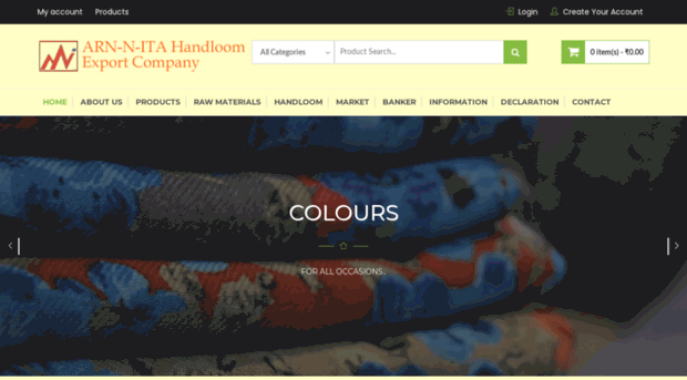 arnnitahandlooms.com