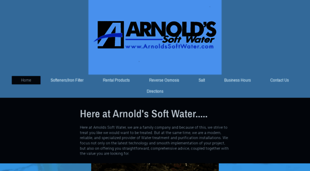 arnoldssoftwater.com