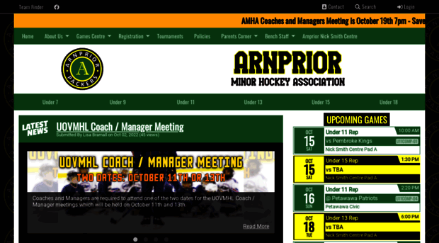 arnpriorminorhockey.ca