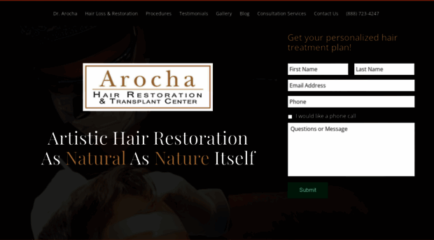 arochahairrestoration.com