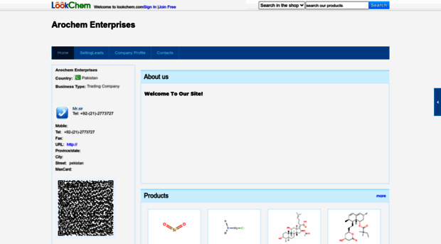 arochementerprises.lookchem.com