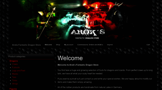 aroks-fantastic-dragon-store.com