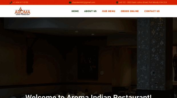 aromaindianrestaurant.com