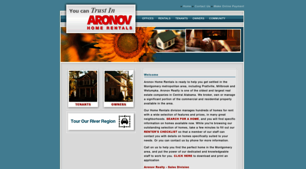 aronovrentals.com