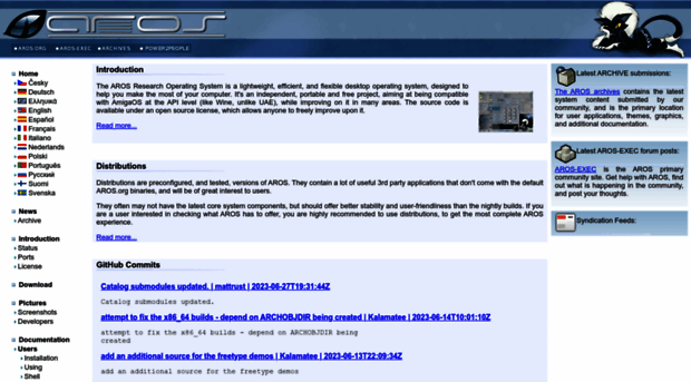 aros.sourceforge.net