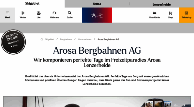 arosabergbahnen.com