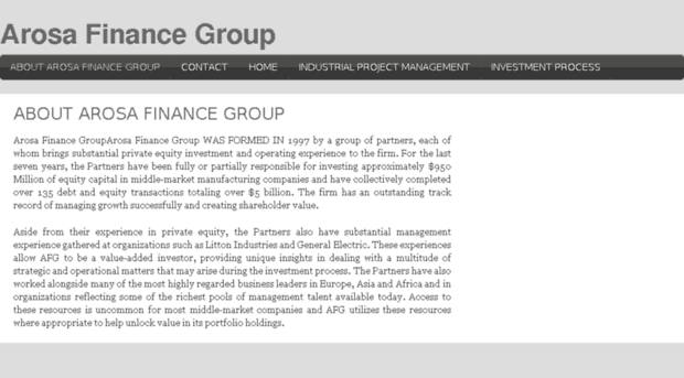 arosafinancegroup.com