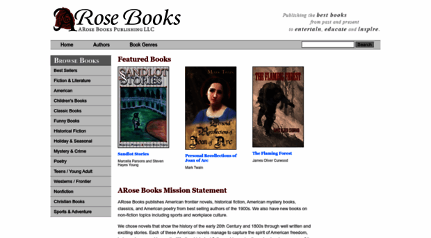 arosebooks.com