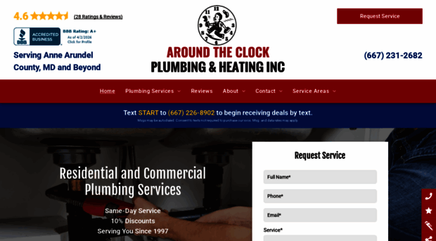 aroundtheclockplumbing.com