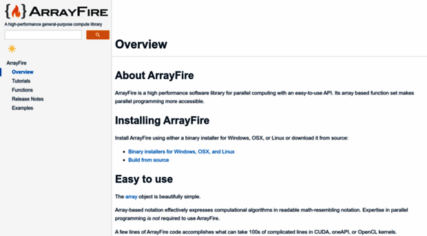 arrayfire.org