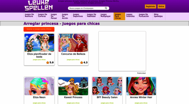 arreglar-princesa.chulojuegos.com