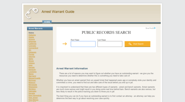 arrestwarrantguide.com