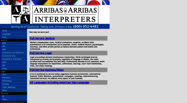 arribasinterpreters.com