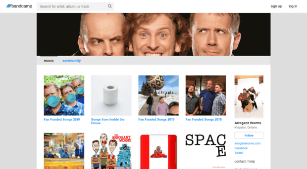 arrogantworms1.bandcamp.com