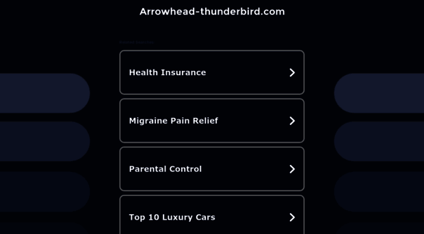 arrowhead-thunderbird.com