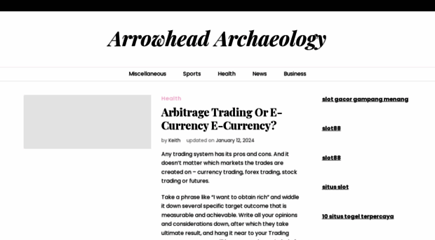 arrowheadarchaeology.co.uk