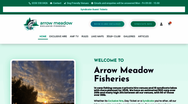 arrowmeadowfishery.com