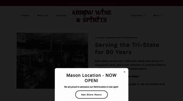 arrowwineandspirits.com