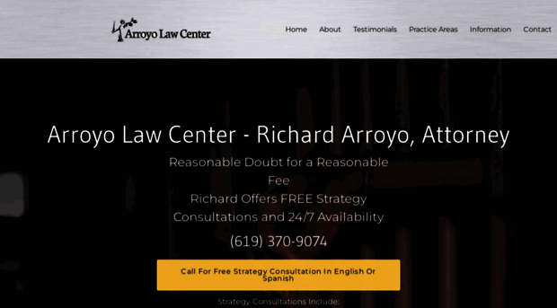 arroyolawcenter.com