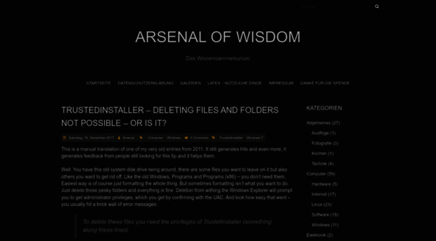 arsenal-of-wisdom.org