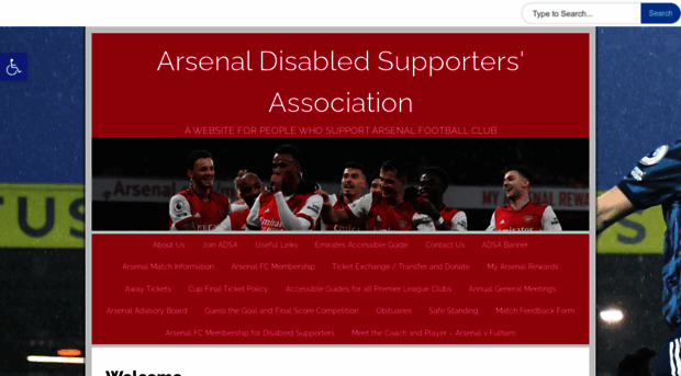 arsenaldisabledsupporters.co.uk
