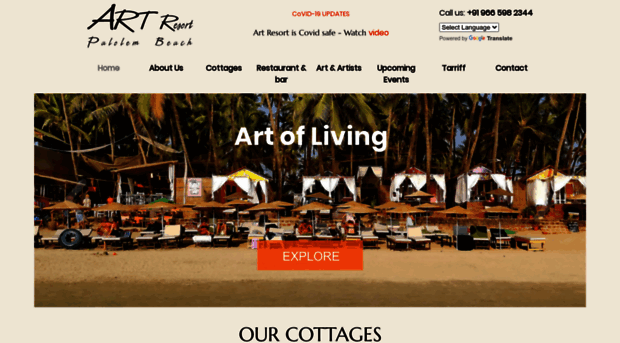 art-resort-goa.com